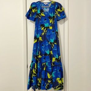 Christopher John Rogers x Target Blue Floral Maxi Dress